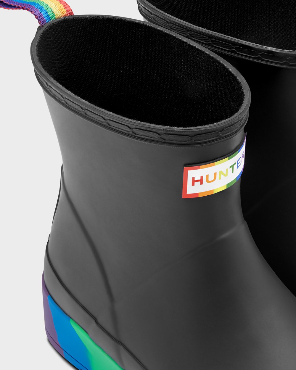 Play Botas Hunter Hombre - Original Pride Heeled Rain - Negros - BUHZOFL-92